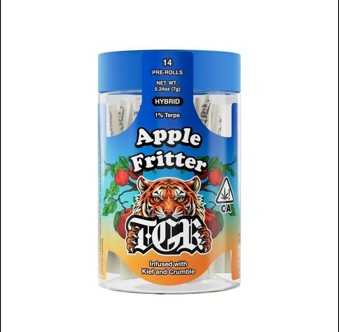 TGR Brand - Apple Fritter | 14pk Infused Prerolls - 7 items