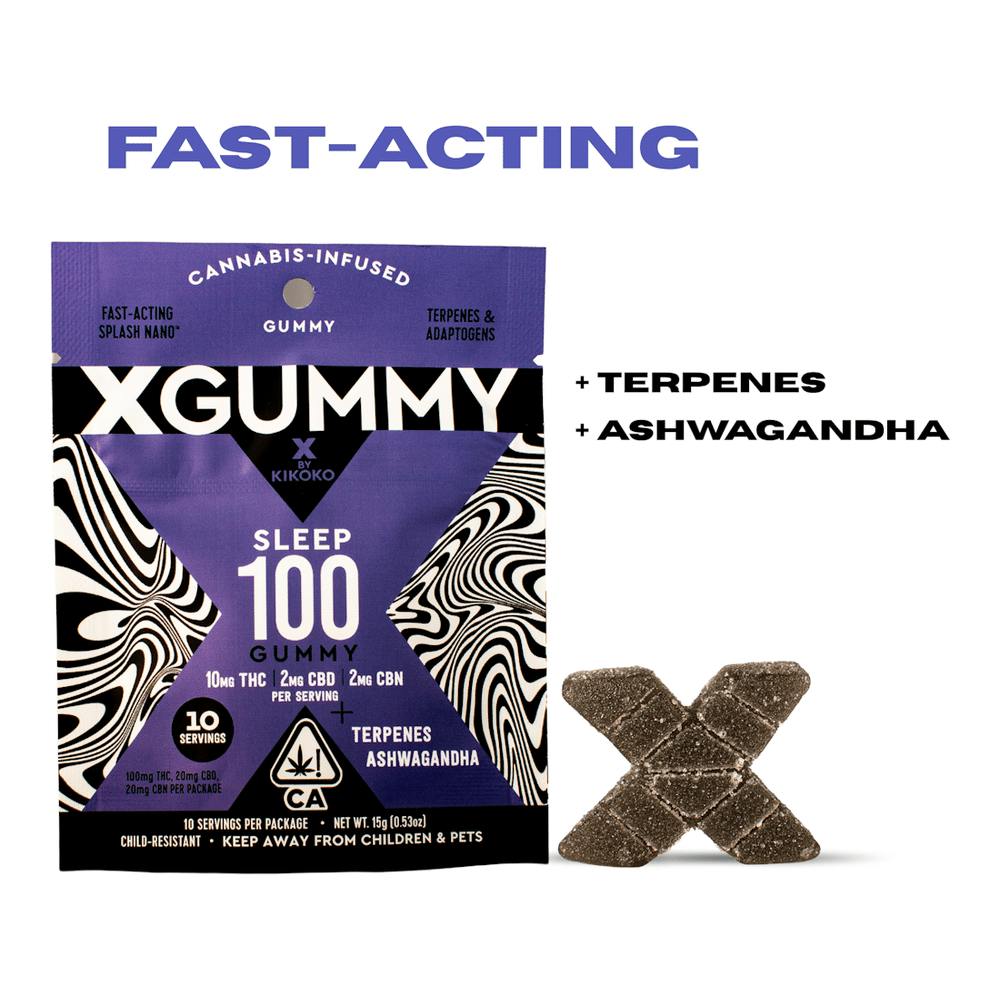 Kikoko - Sleep | Xgummy | 10:2:2 THC:CBD:CBN | 100mg Single Gummy