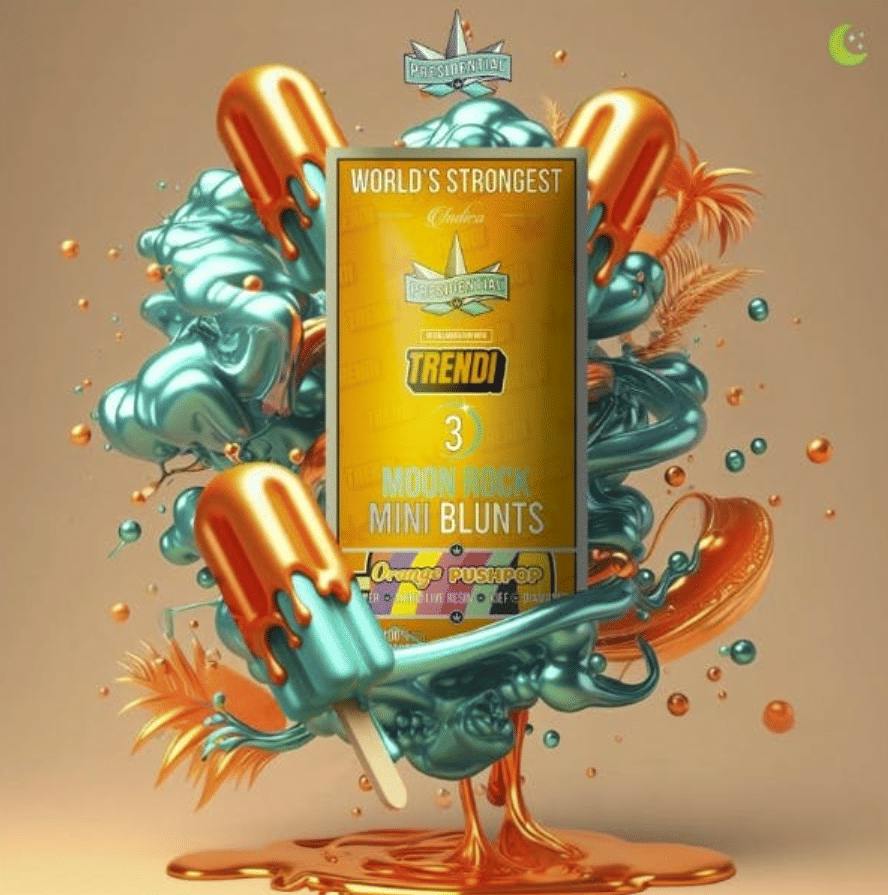 Presidential - Orange Push-Pop | Mini Blunts | 3pk