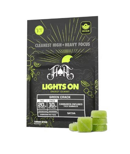 Heavy Hitters - Green Crack - 100Mg Thc/ 50Mg Thcv - Gummies