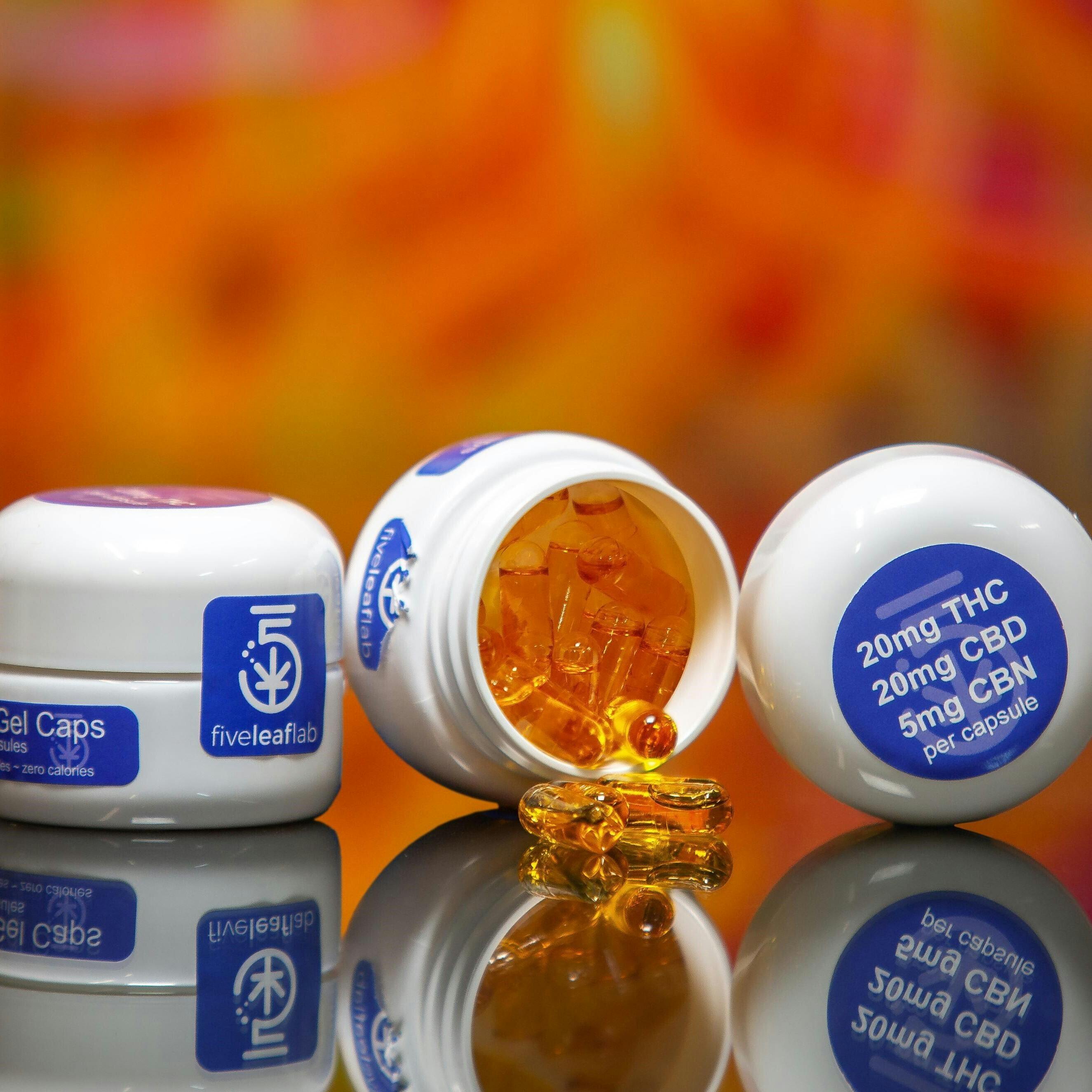 5 Leaf Labs Capsules 5pk - 60mg THC