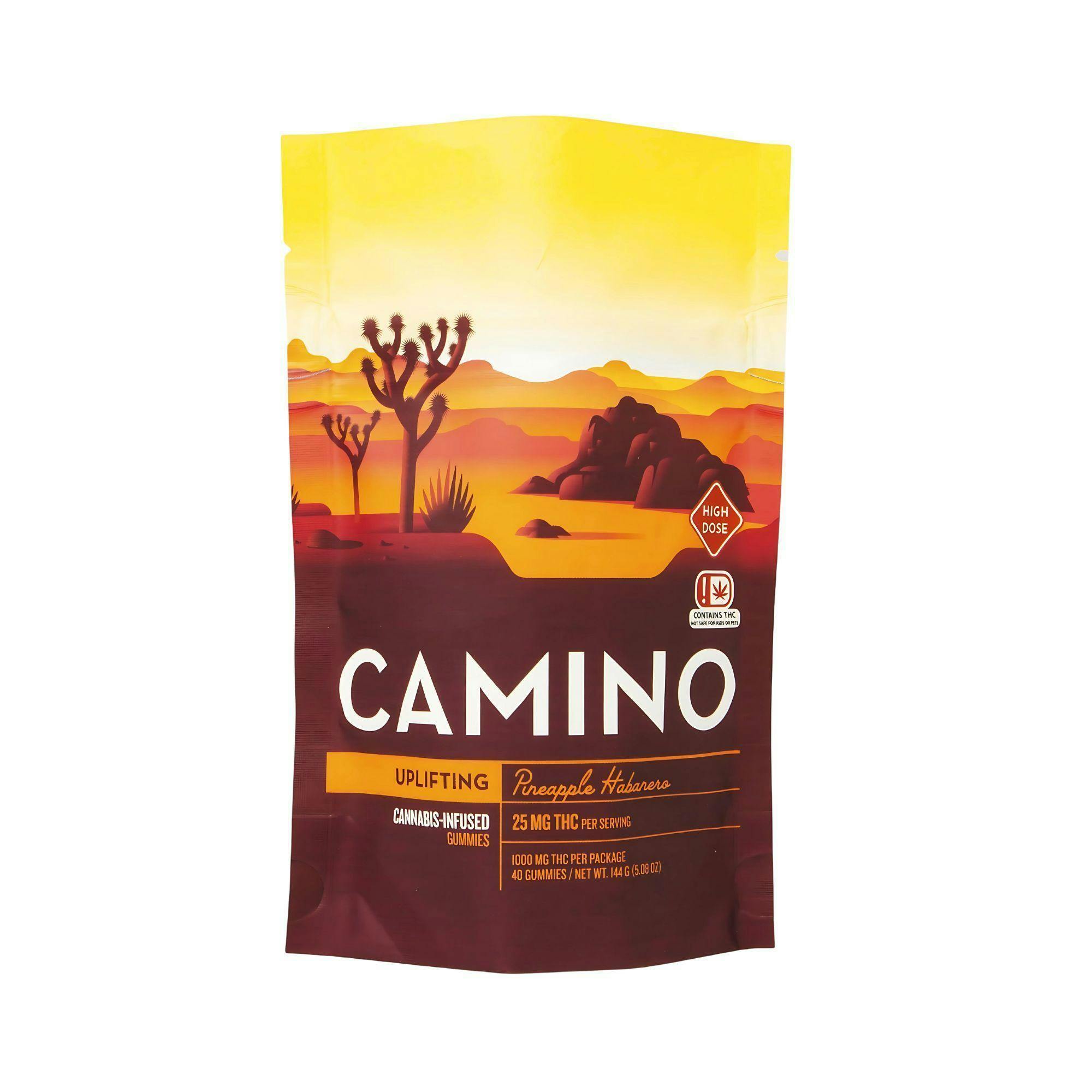 Kiva Camino Gummies MS - Pineapple Habanero 1000mg