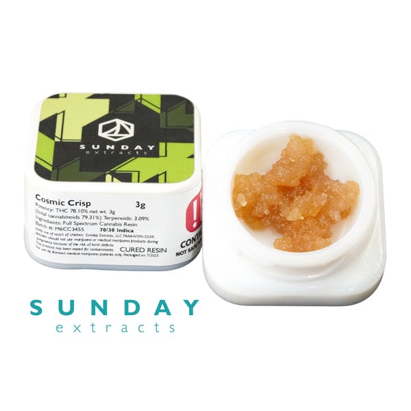 Sunday Extracts Resin Buckets - Cosmic Crash 3g