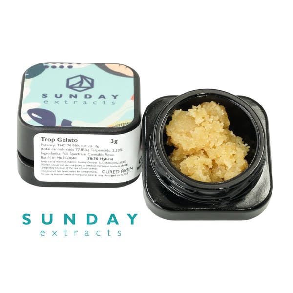 Sunday Extracts Resin Buckets - Trop Gelato 3g