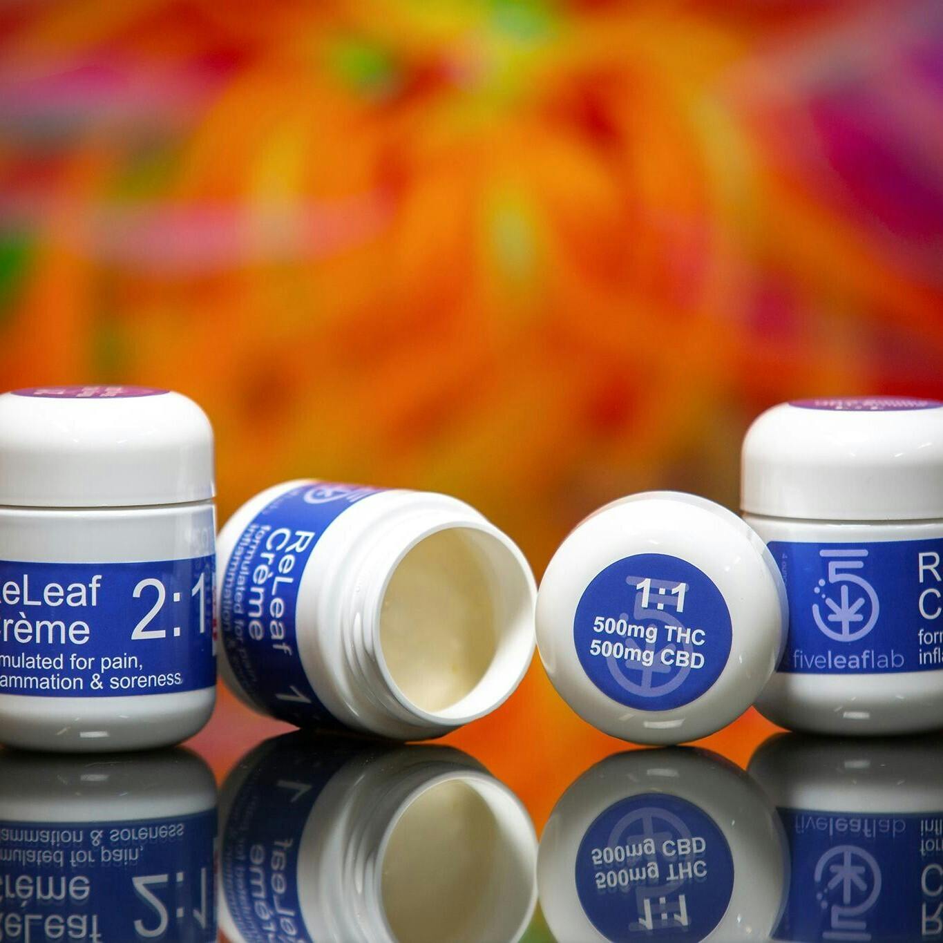 5 Leaf Labs Topical - Releaf Creme 1:1 500mg