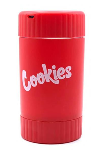 Designer Glow Jar and Grinder - Red