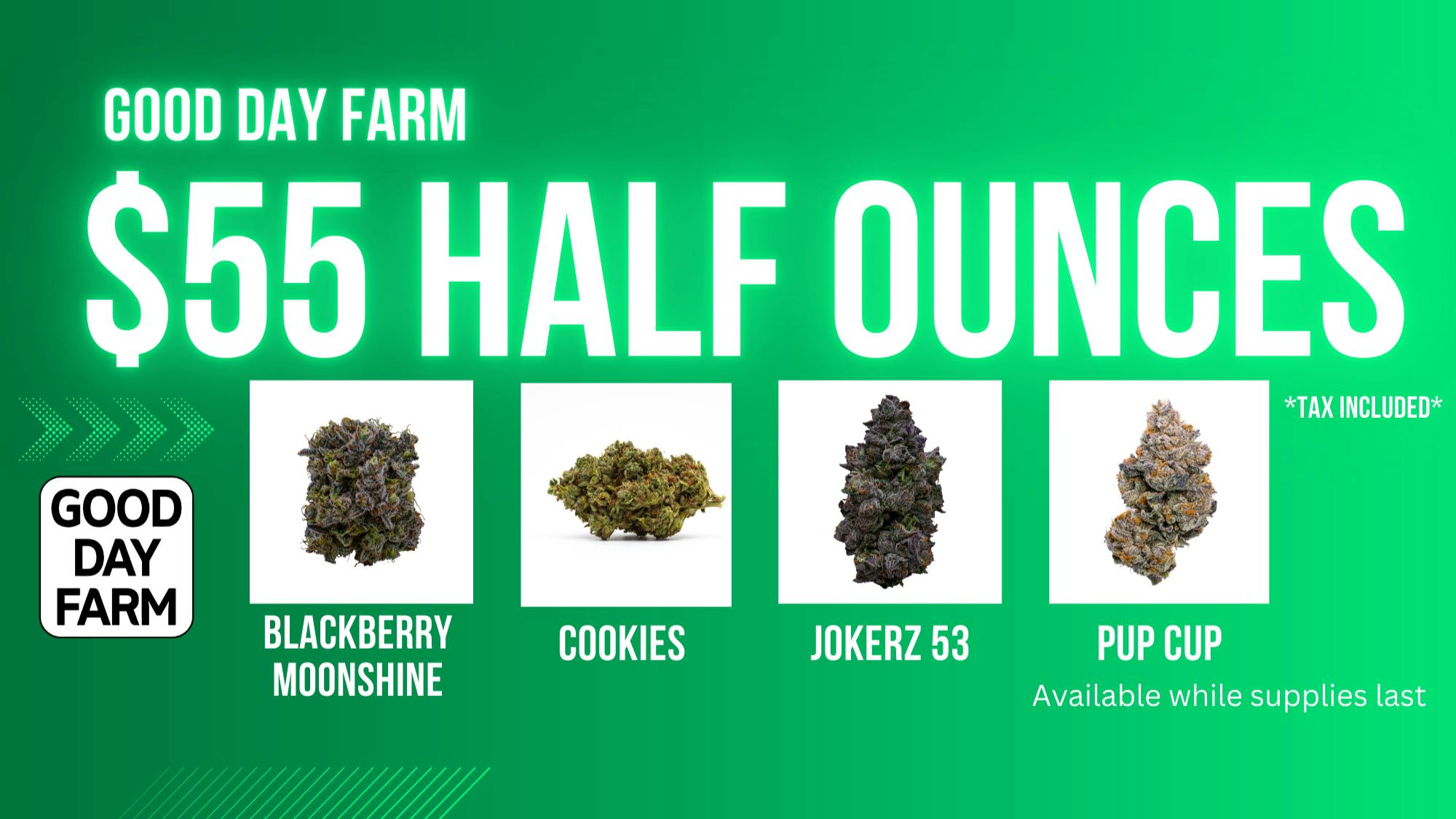 55 GDF 1/2 Oz at Natural Relief at Natural Relief Dispensary Weedmaps