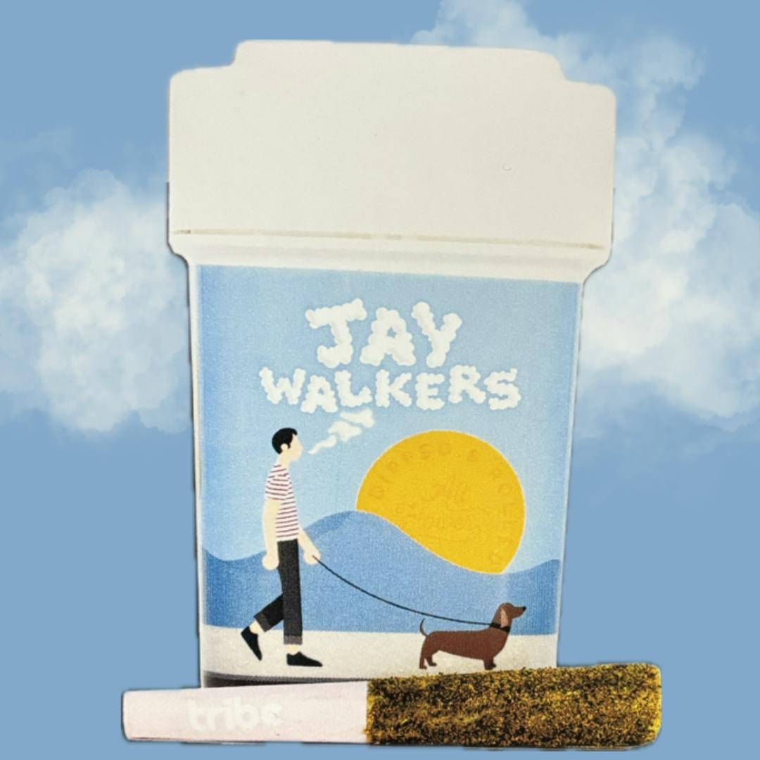 Jaywalkers Dipped and Rolled - Indica - Gorilla Grass - 11 Infused Pre Rolls - 5.5g