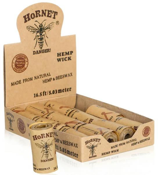 Hornet Danger Hemp Wick 16.5ft