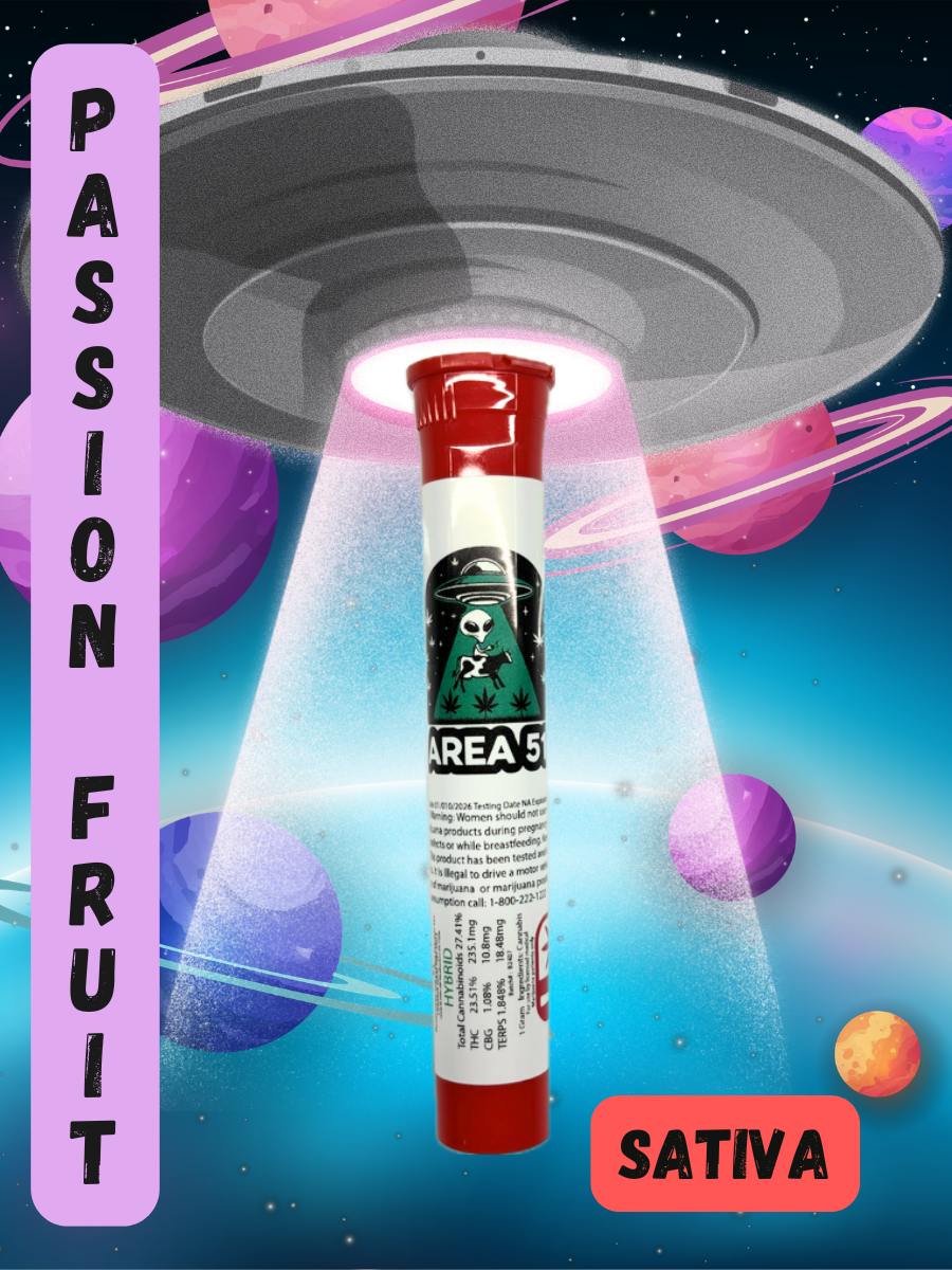 Area 51- Passion Fruit Pre-Roll