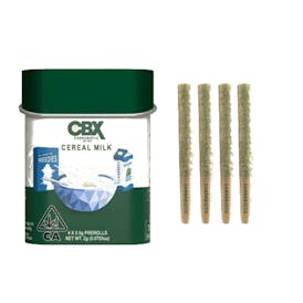 CBX .5g (4pk) Pre-roll Cereal Milk