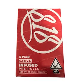 818 .5g (5pk) Infused Pre-rolls Sativa