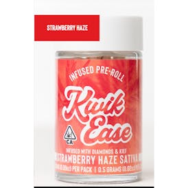 Kwik Ease .5g (5pk) Infused Pre-rolls Strawberry Haze