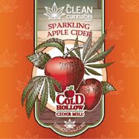Clean Cannabis-Sparkling Apple Cider | 5mg per serving