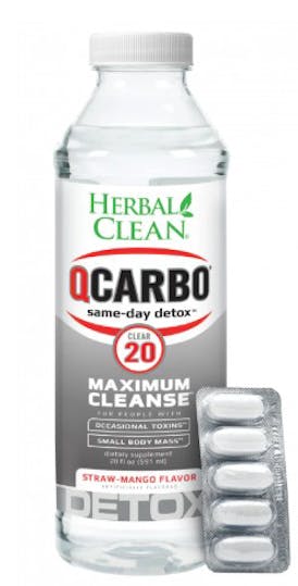 QCARBO - Same Day Detox | 20fl oz - Straw-Mango FLavor