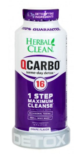 QCARBO - 1 STEP Cleanse | 16fl oz Grape Flavor