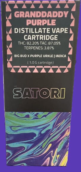 Granddaddy Purple | 1g Distillate Cartridge