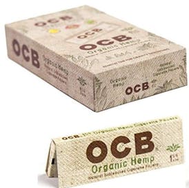 OCB Hemp Rolling Papers | Unbleached Organic Hemp
