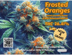 Lukas Greene- Frosted Oranges | 4g Flower 26.41% THC