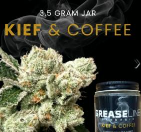 Grease Line- Kief and Coffee 29.99% THC | 3.5g Flower