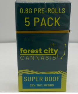Super Boof | 0.6g Pre Roll 5 Pack 25.00% THC