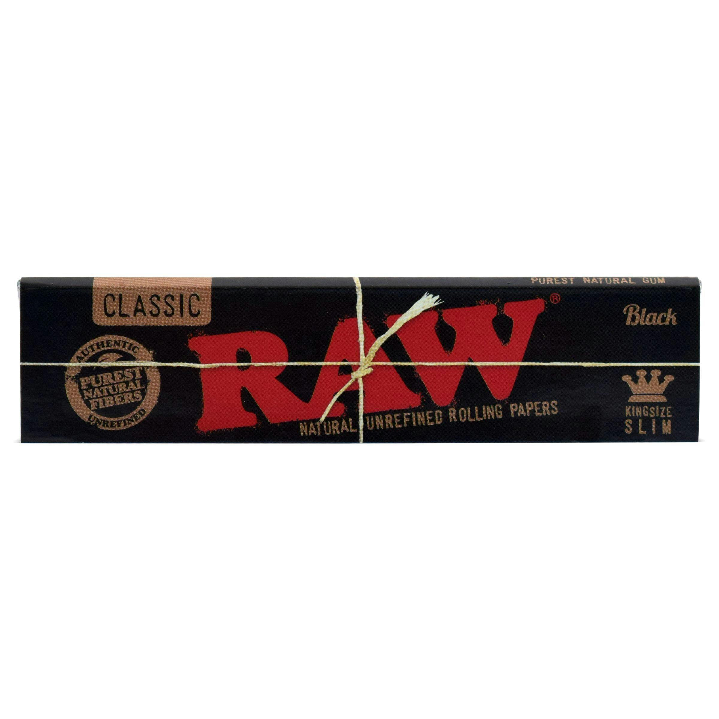 RAW - Black King Size Rolling Papers