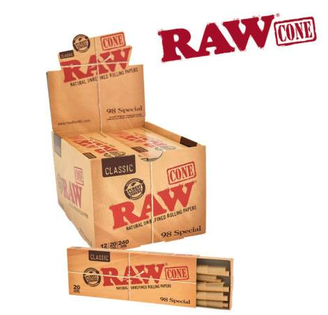 RAW Classic Pre-Rolled Cones - 98 Special (20 Pack)