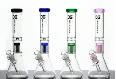 12" Coloured Tree Perc Bong