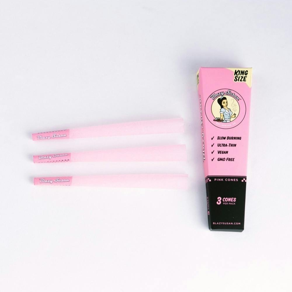 Blazy Susan King Size Pink Cones [3pk]