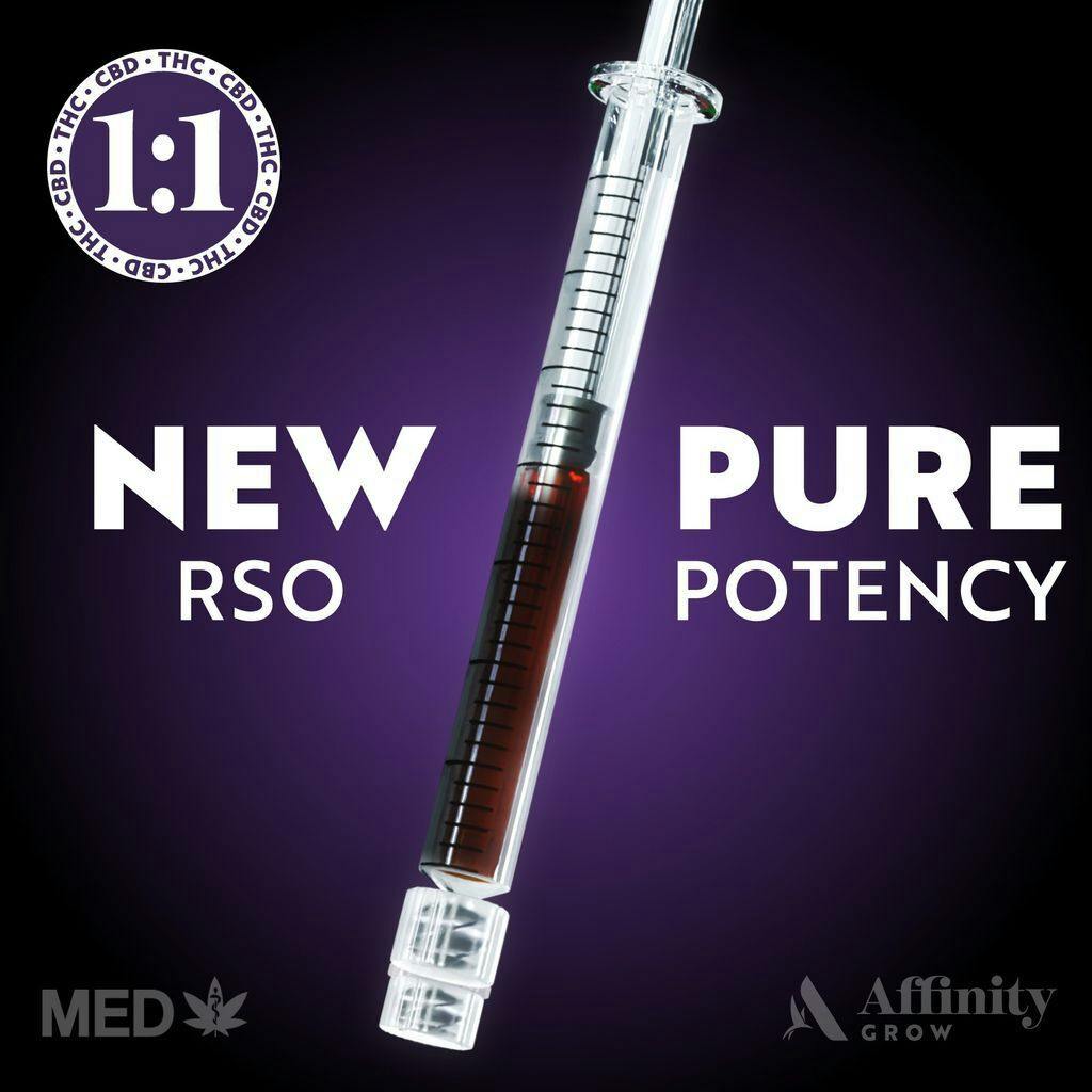 Affinity Maine Blueberry 1:1 RSO 1g Cured Resin (MED) at Zen Leaf Cannabis Dispensary