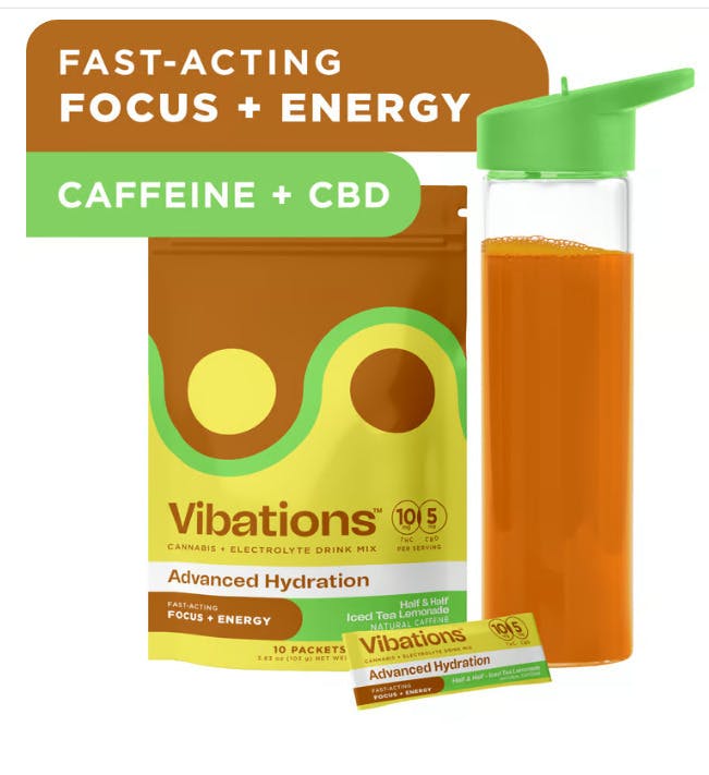 Vibations | Drink Mix | 1:1 THC/CBD Half and Half (10 pk) at NOBO
