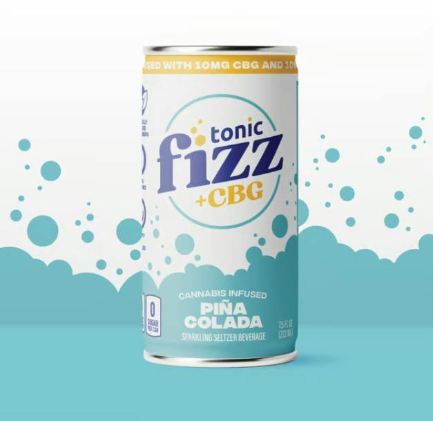 PTS | Tonic Fizz | Pina Colada 1:1 THC:CBG | Drink | 7.5oz at NOBO