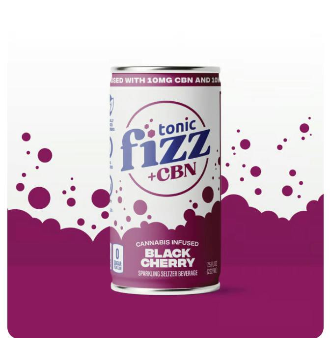 PTS | Tonic Fizz | Black Cherry 1:1 THC:CBN | Drink | 7.5oz at NOBO