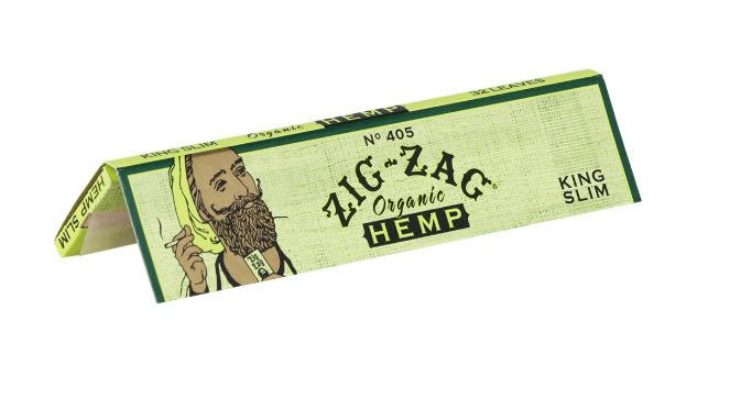 Zig Zag Organic Hemp Rolling Papers King size Slim at NOBO