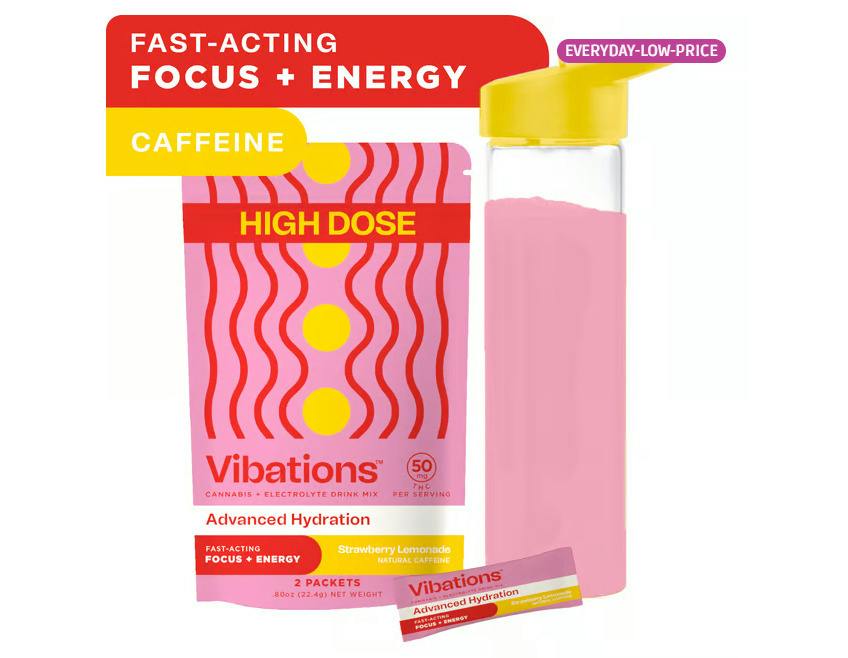 Vibations | Strawberry Lemonade - 2pk | Drink Mix at NOBO