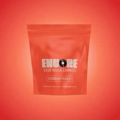 Encore |2:1 Strawberry Peach CBD:THC [20pk] (200mg CBD/100mg THC) | Edibles