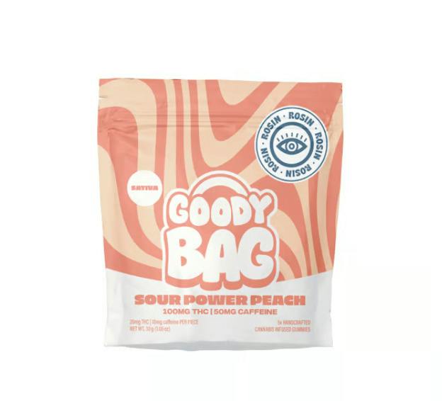 PTS | Goody Bag | Sour Power Peach ROSIN | 5Pk | Gummies
