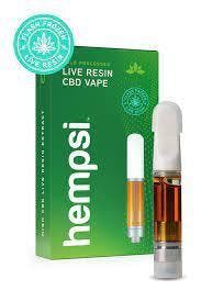 Hempsi Live Resin CBD 1G Vape Cart