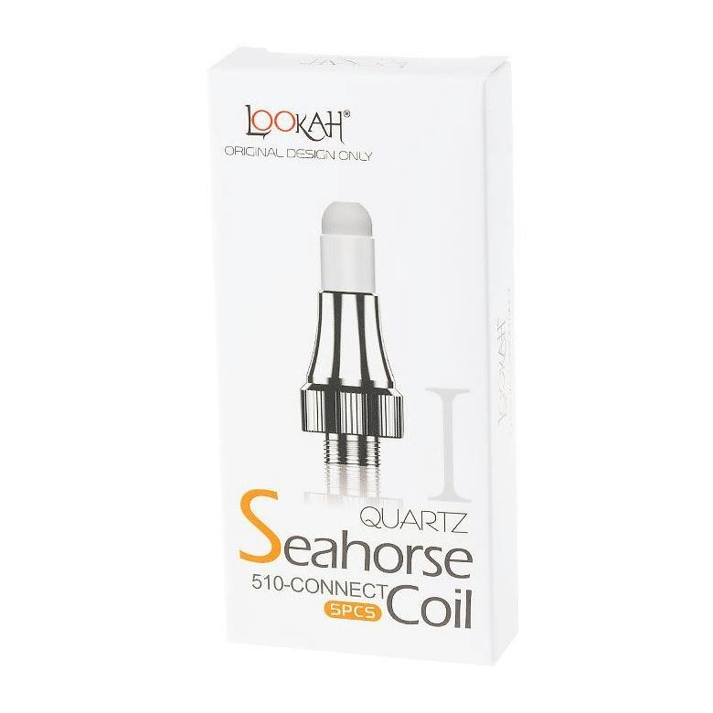 Lookah Quartz Seahorse Coil I 510 5pack