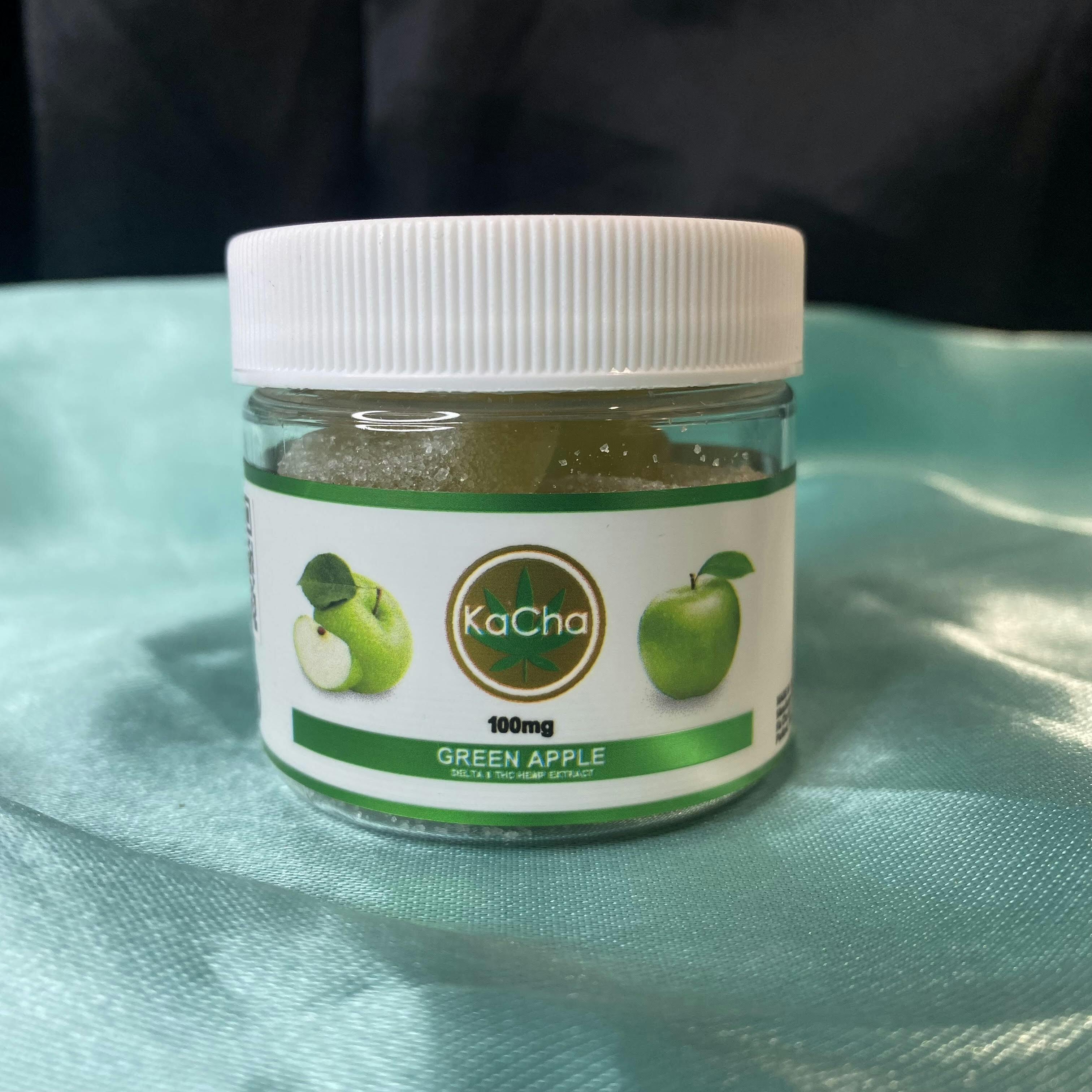 kacha delta8 gummies 100mg green apple