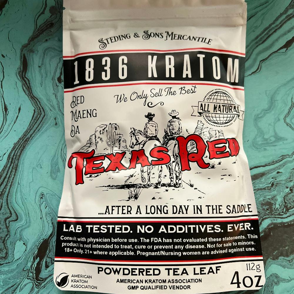1836 Kratom Texas Red 4oz