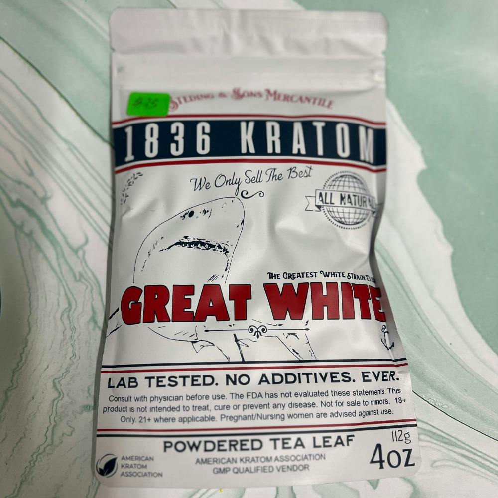 1836 Kratom Great White 4oz