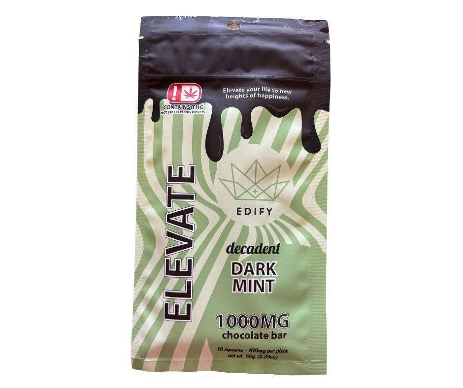 Edify 1000MG Dark Chocolate Mint Bar