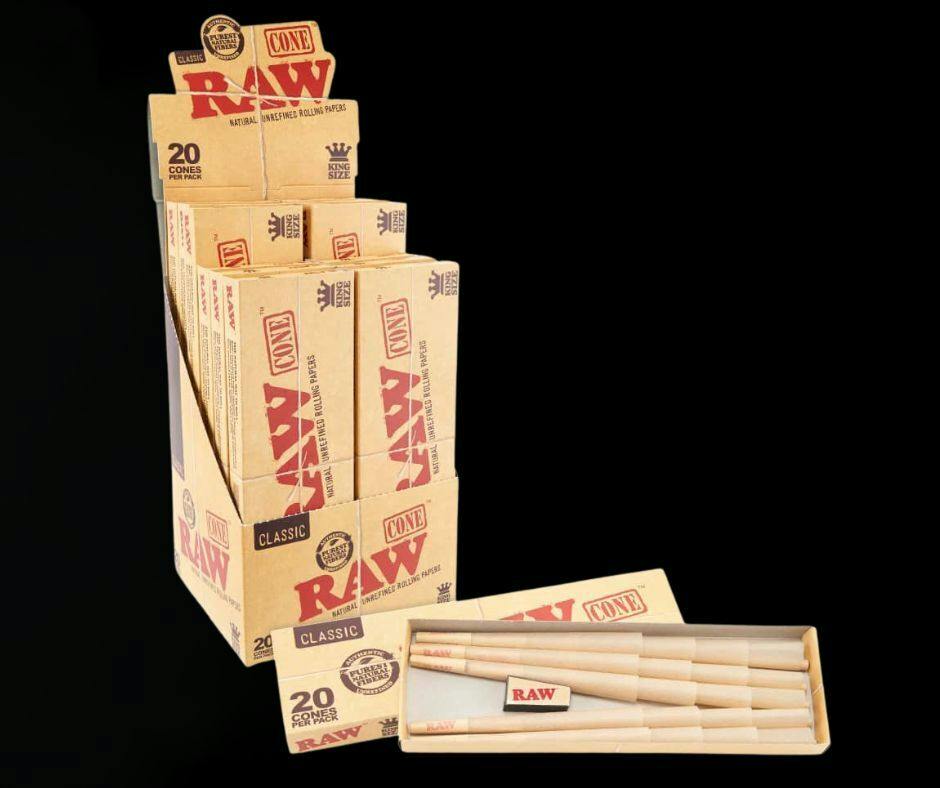 Raw Classic King Size Cones 20ct