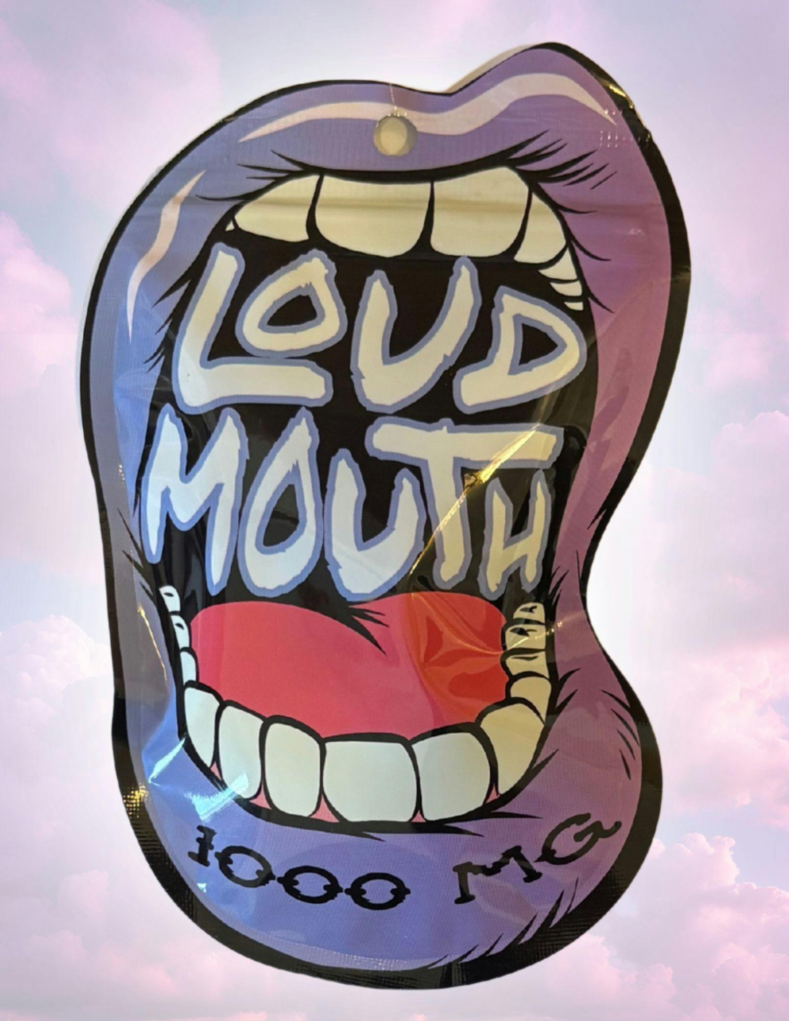 Loud Mouth Sour Razz 1000mg Gummies