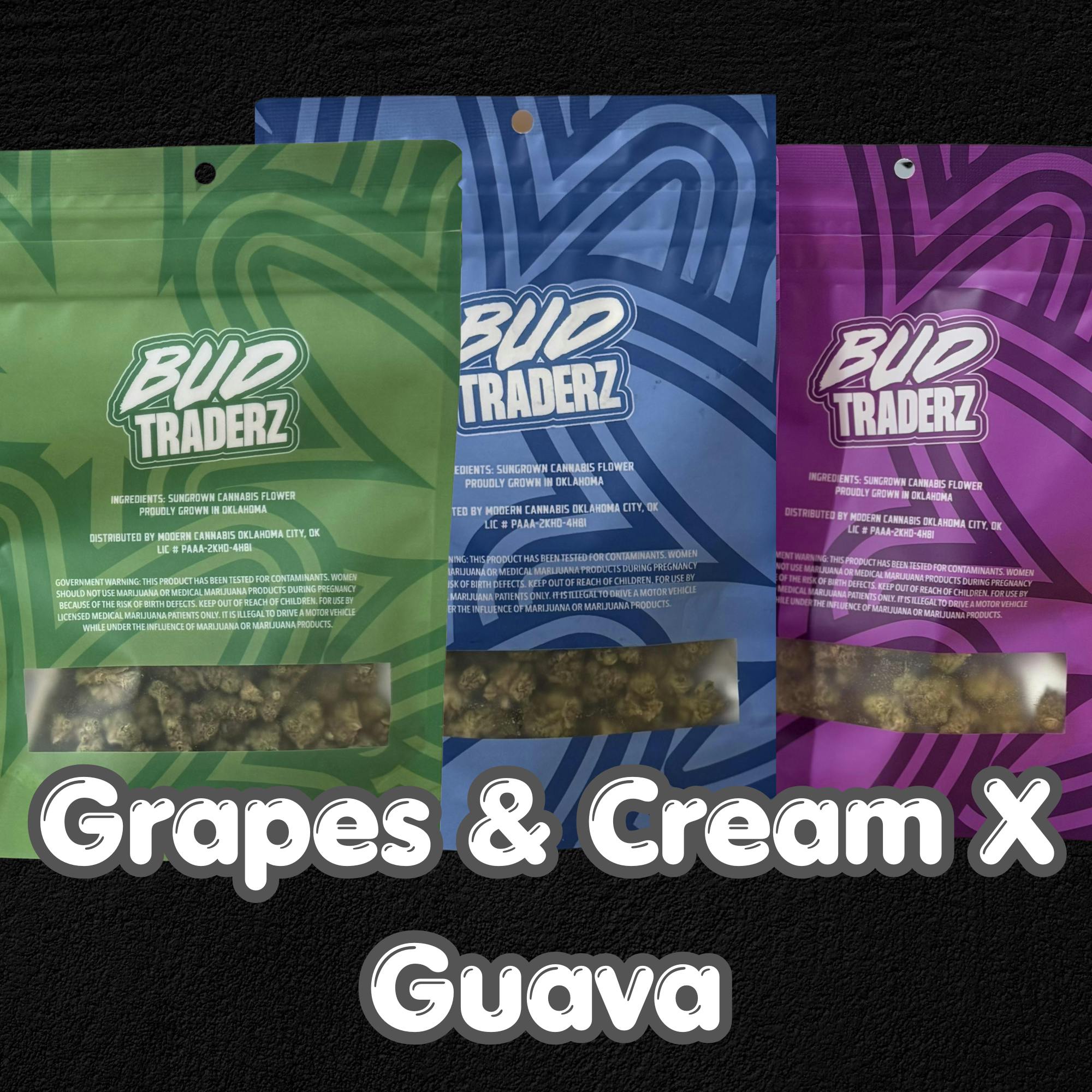 Bud Traderz Grapes and Cream X Guava 14G Flower
