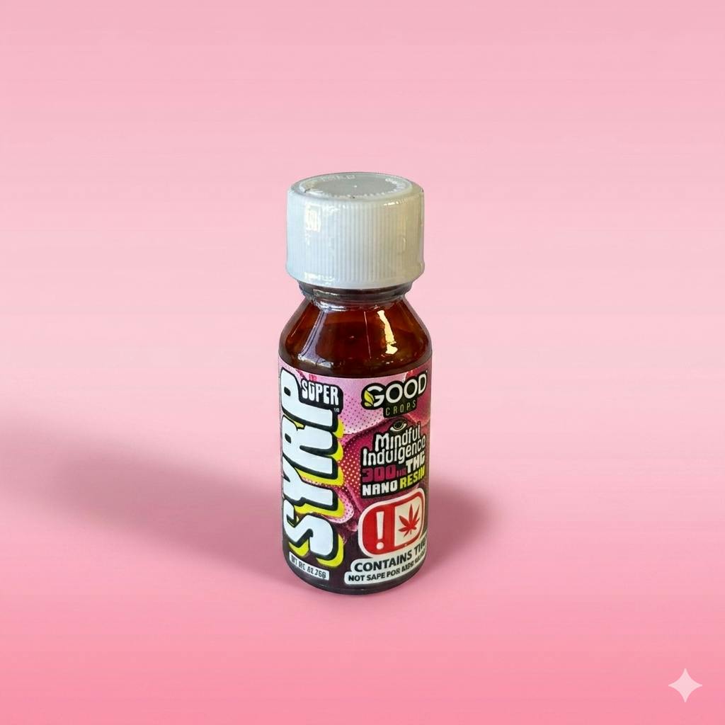 Mindful Indulgence Shooter Syrup Raspberry Pink Lemonade 300mg Nano Resin