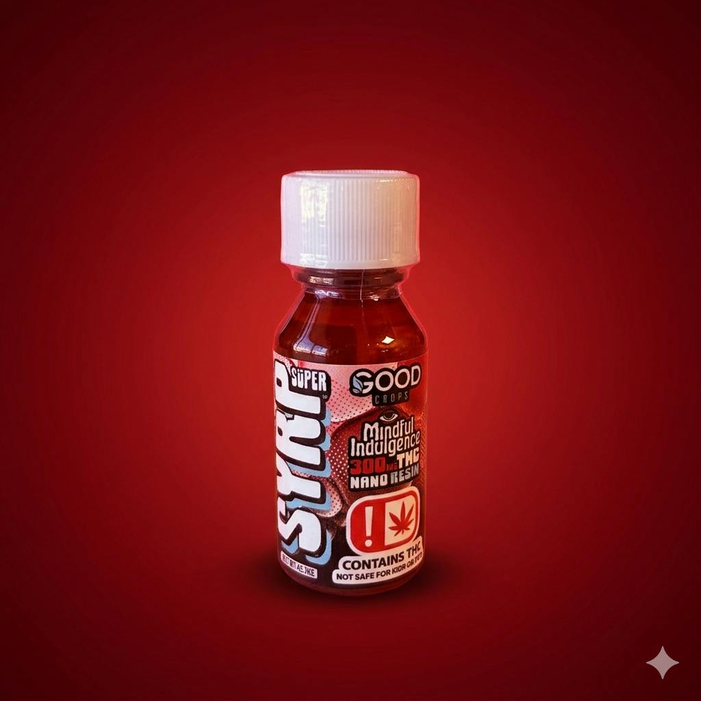Mindful Indulgence Shooter Syrup Strawberries & Cream 300mg Nano Resin