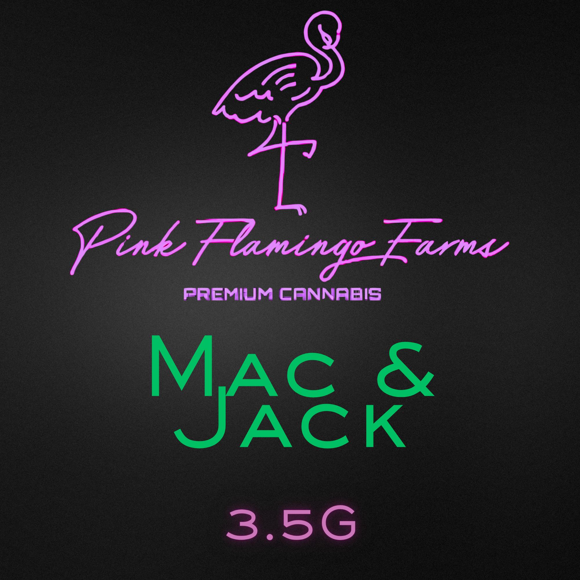 Pink Flamingo 918 Mac & Jack SMALLS 7g Flower (Built in GRINDER container)