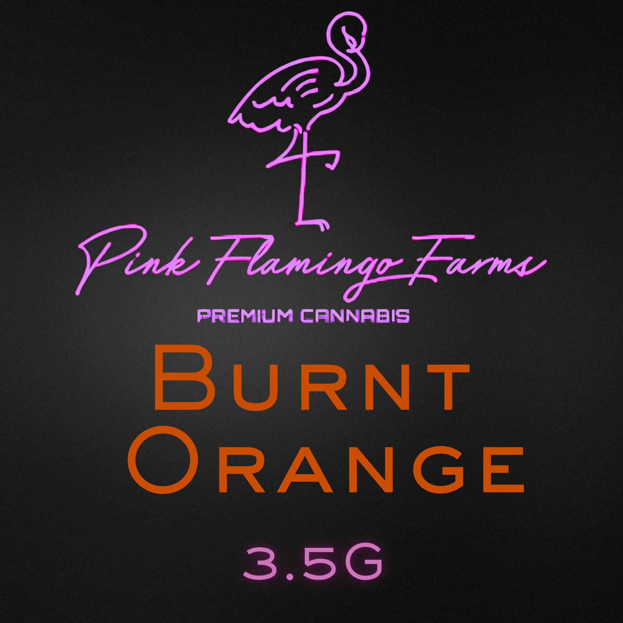 Pink Flamingo 918 Burnt Orange SMALLS 7g Flower (Built in GRINDER container)